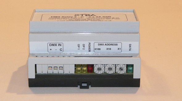 DMX Relay 2 - DIN Rail RDM