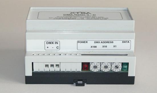 DMX Relay 4 - DIN Rail RDM